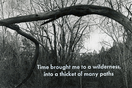 Silver Gelatin Print with Letterpress Type